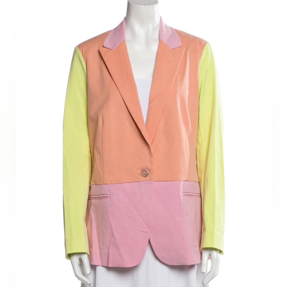 Tanya Taylor Colorblock Blazer